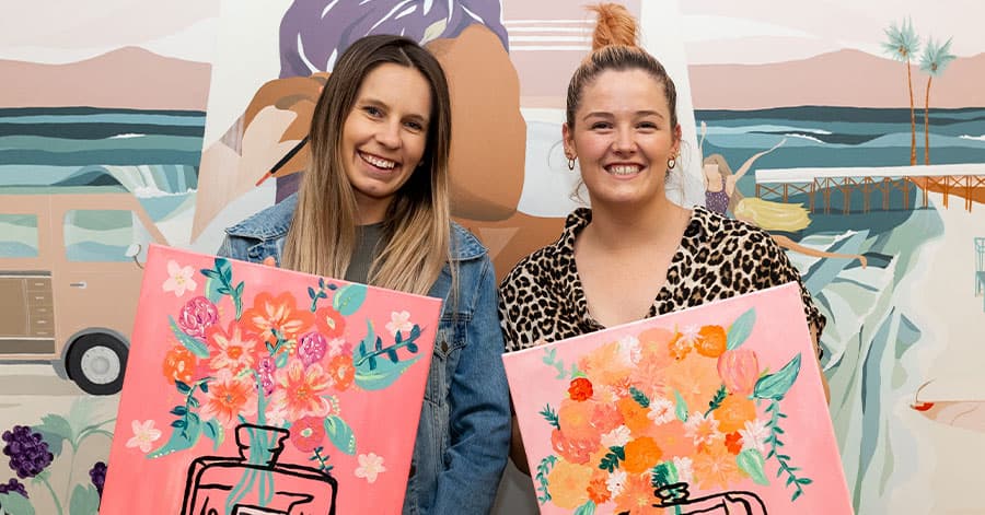What is a paint and sip class?